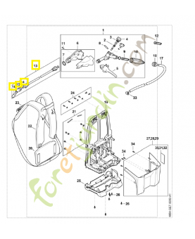 Lance 4854-500-0900. Pièce détachée Stihl