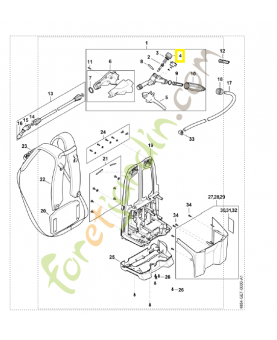 Capuchon extrémité 4255-502-4400. Pièce de rechange Sithl / Vicking