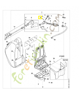 Verre de regard 4255-523-2000. Pièce de rechange Sithl / Vicking
