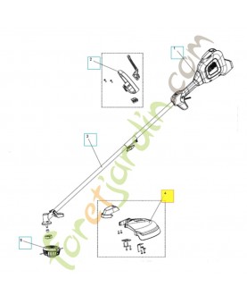 Protecteur 590406801. Pièce détachée Husqvarna