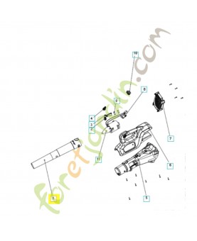 Tube 590406901. Pièce détachée Husqvarna