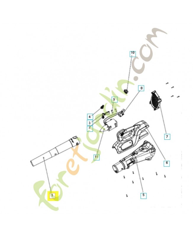 Tube 590406901. Pièce détachée Husqvarna