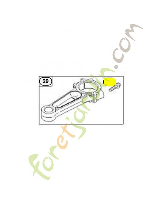 690976 Boulon de bielle Briggs & Stratton 690976 Boulon de bielle Briggs & Stratton