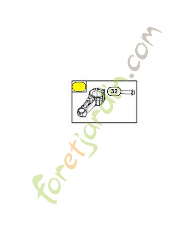 590518 Bielle. Pièce de rechange pour moteur thermique Briggs et Straton