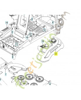 Autocollant 590807801. Pièce détachée Husqvarna