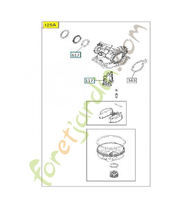 Carburettor b&s 591110