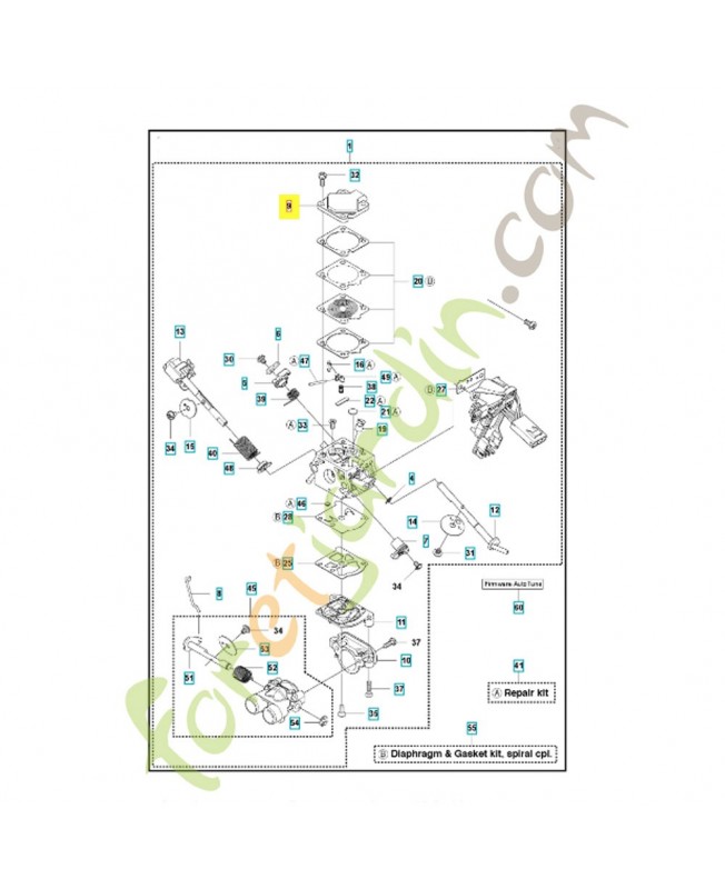 carter 574358101. Pièce de rechange Husqvarna