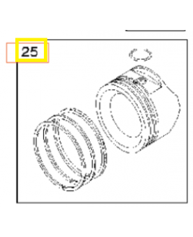 Piston b&s 594539. Pièce détachée Husqvarna