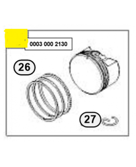793518 Ensemble piston. Pièce de rechange pour moteur thermique Briggs et Straton