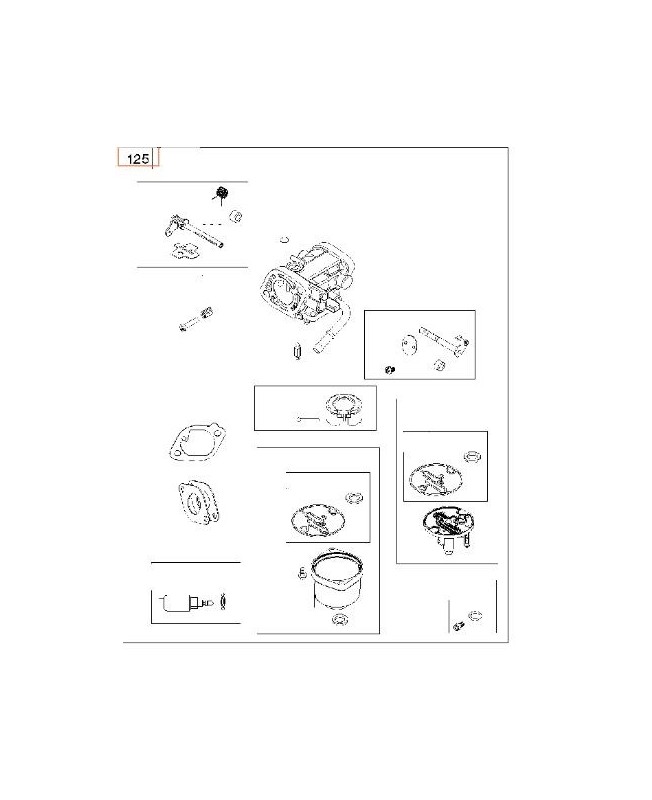 Carburettor b&s 593234