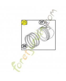 499292 Ensemble piston. Pièce de rechange pour moteur thermique Briggs et Straton