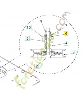 Rondelle d'espacement 594099901. Pièce détachée Husqvarna