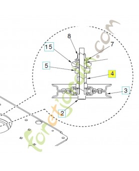 Rondelle d'espacement 594099902. Pièce détachée Husqvarna