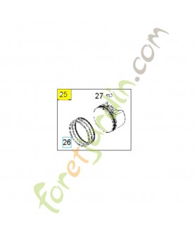 Piston b&s 591975. Pièce détachée Husqvarna 582311130