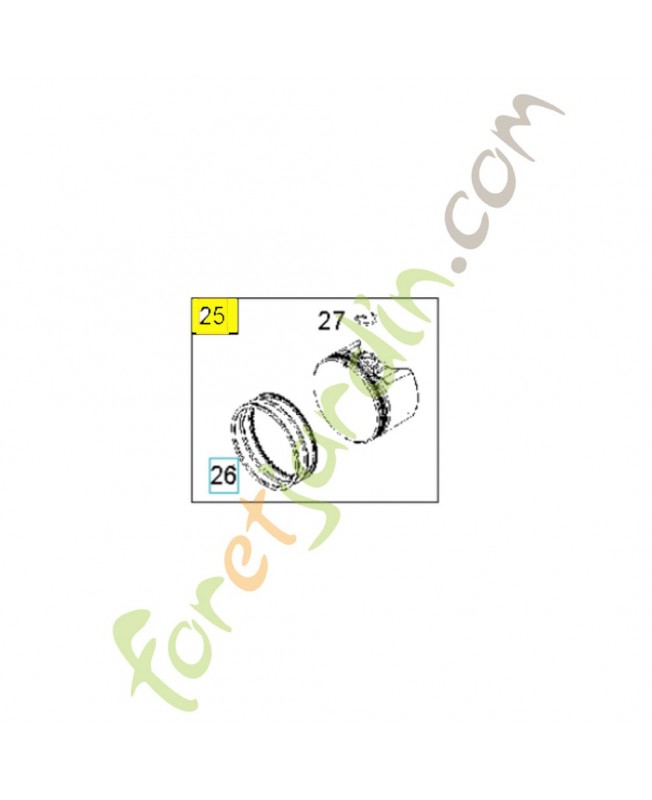 Piston b&s 591975. Pièce détachée Husqvarna 582311130