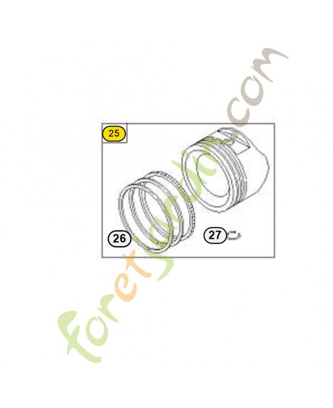 Piston b&s 792023