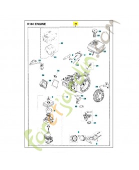 moteur 590394201. Pièce détachée Husqvarna