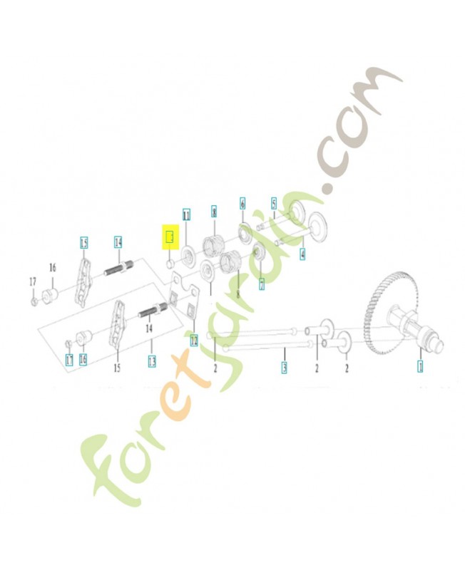 Vis de réglage 590394501. Pièce détachée Husqvarna