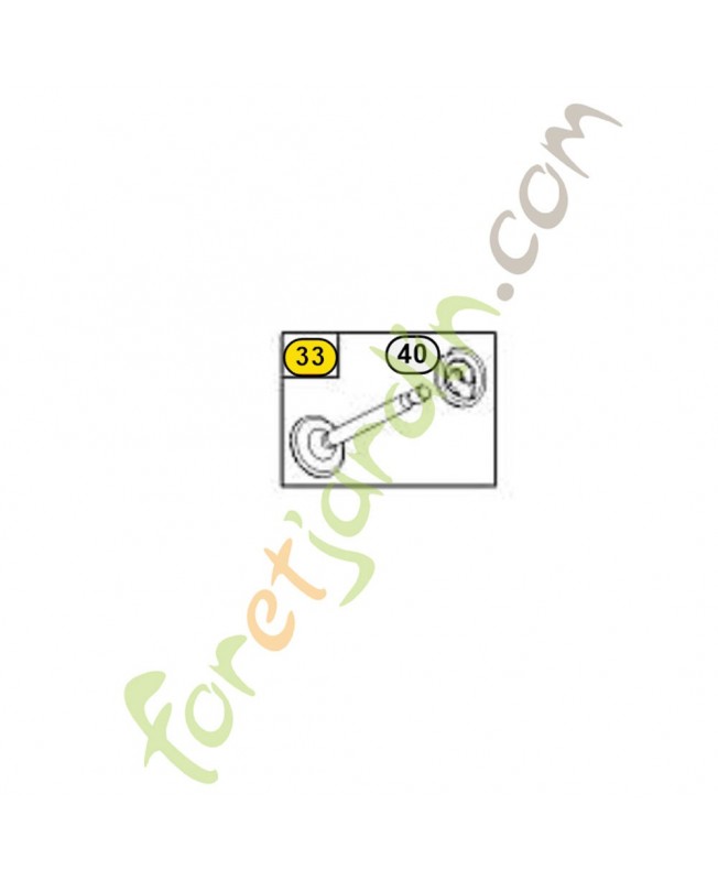 590394 Soupape d'échappement briggs & Stratton 590394 Soupape d'échappement briggs & Stratton