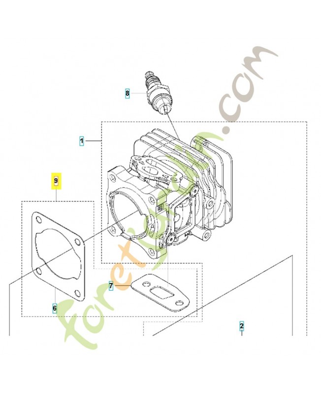 Joint 590531702. Pièce détachée Husqvarna