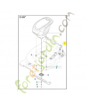 Unité d entrainement 590531401. Pièce détachée Husqvarna