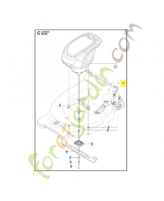 Unite d entrainement 590531402. Pièce détachée Husqvarna