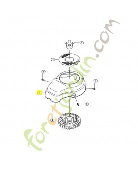 Carter de ventilation 0001-082-0404. Pièce détachée Stihl / Vicking