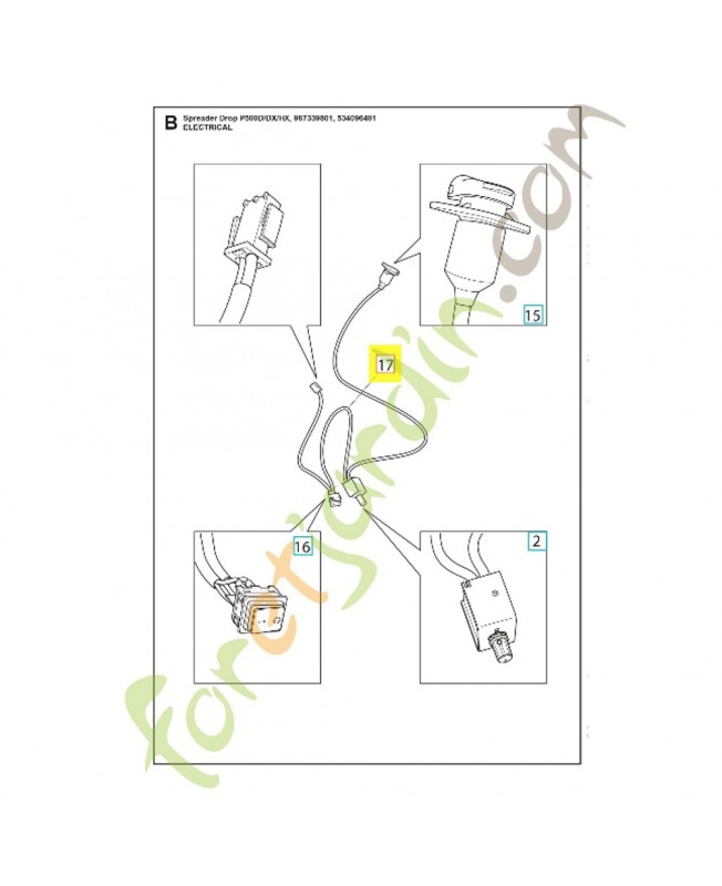 Harnais 588437301 - Pièce détachée Husqvarna