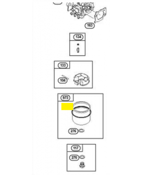797625 Joint cuvette flotteur  Briggs & Stratton