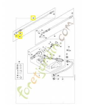 Lance 4255-500-0905. Pièce détachée Stihl / Vicking