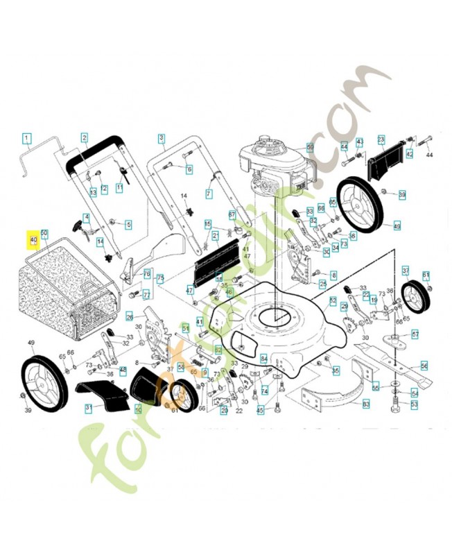Armature de sac 532411949. Pièce de rechange Husqvarna Armature de sac 532411949. Pièce de rechange Husqvarna