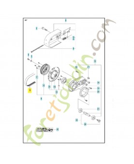 courroie 544976305. Pièce détachée Husqvarna