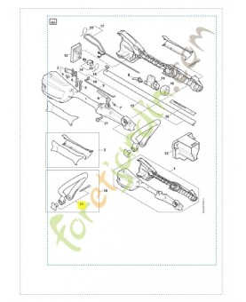 Jeu de pièces de fixation 4522-007-1300. Pièce détachée Stihl / Vicking