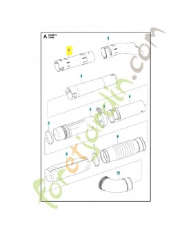 Tube de souffleur 576581701. Pièce de rechange Husqvarna