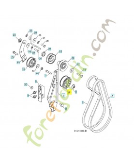 poulie 532430846. Pièce de rechange Husqvarna