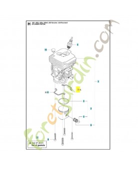 joint 544109201. Pièce de rechange Husqvarna r