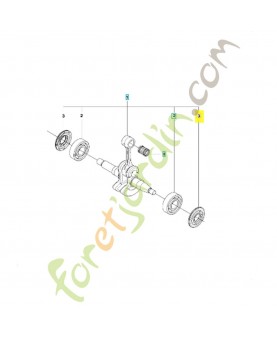 joint husqvarna 544013801- Pièce de détachée Husqvarna
