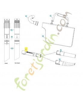TUBE 590569201. Pièce de rechange Husqvarna