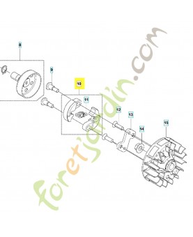 Embrayage 537040102 HUSQVARNA Remplace la référence 537040002