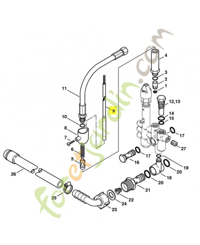 Relais reed 4752-430-9000. Pièce détachée Stihl / Vicking