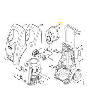 Vis parker p.5x18 9104-003-3030. Pièce de rechange Sithl / Vicking