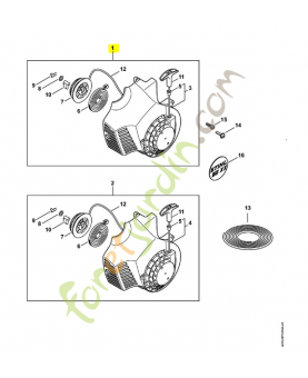 Carter de ventilateur av lanc