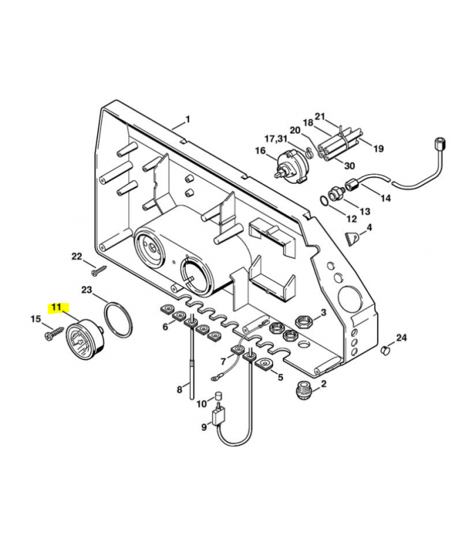 Manometre o-250 bars