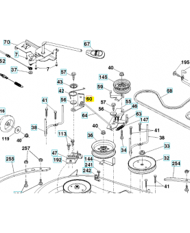 Filtre a essence 503443201. Pièce de rechange Husqvarna
