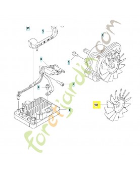 ventilateur 593782601 - Pièce détachée Husqvarna