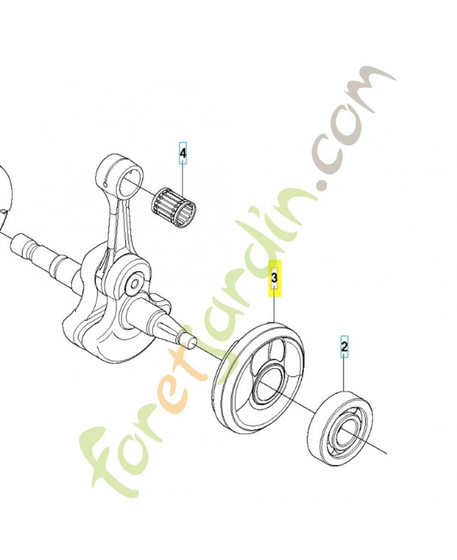 Calotte 506414401. Pièce détachée Husqvarna