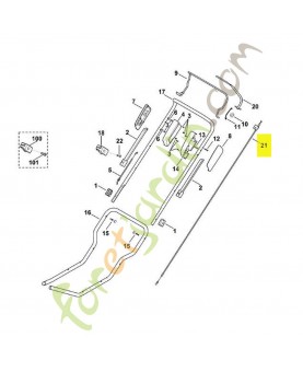Cable de traction référence 6361-700-7500