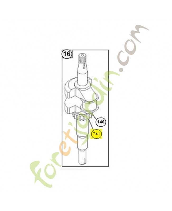 795755 Pignon distribution 0003-000-2430. Pièce de rechange pour moteur thermique Briggs et Straton 795755 Pignon distribution 0003-000-2430. Pièce de rechange pour moteur thermique Briggs et Straton