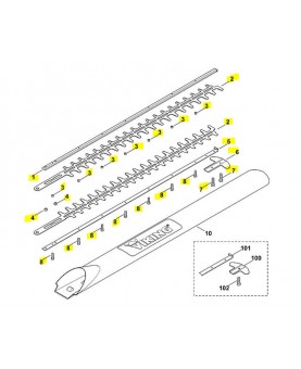 Lame taille haie stihl