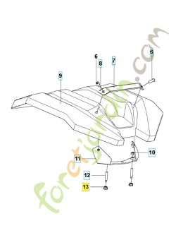 coussinet 595660201 - Pièce détachée Husqvarna
